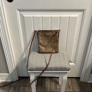 Coach Tan Signature Crossbody Bag